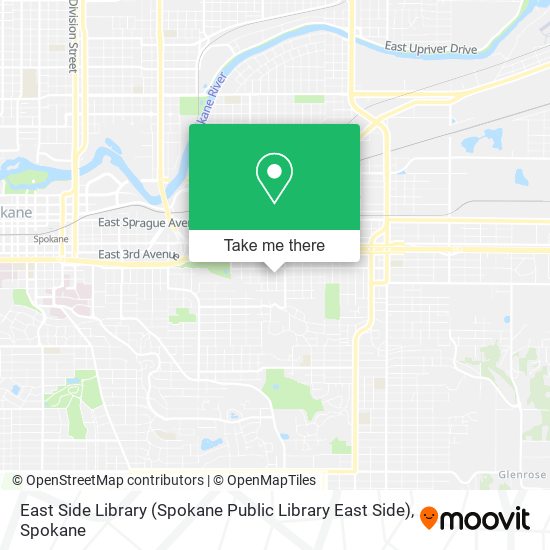 East Side Library (Spokane Public Library East Side) map