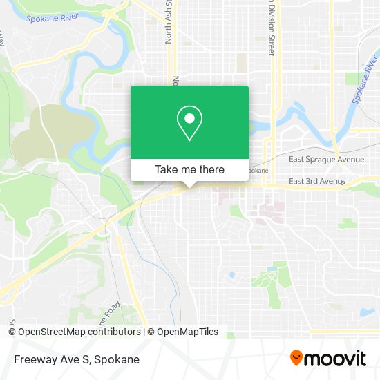 Freeway Ave S map