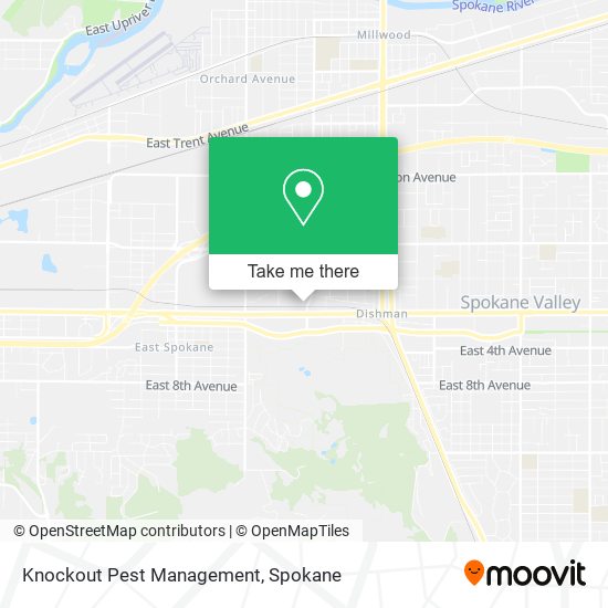 Knockout Pest Management map