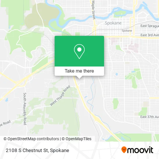2108 S Chestnut St map