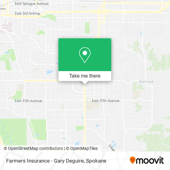 Farmers Insurance - Gary Deguire map
