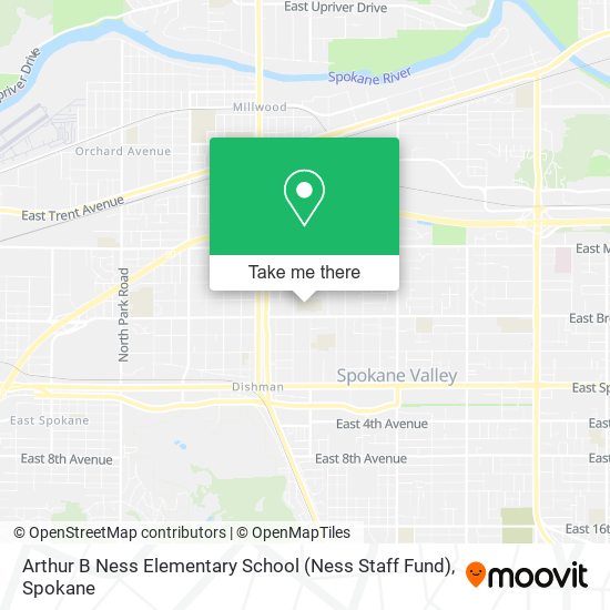 Arthur B Ness Elementary School (Ness Staff Fund) map