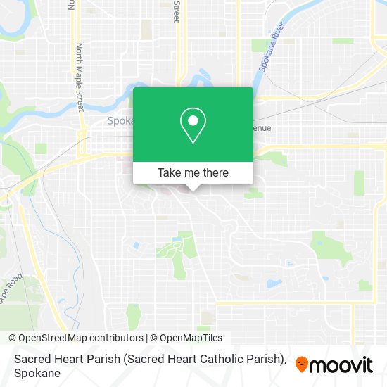 Sacred Heart Parish map