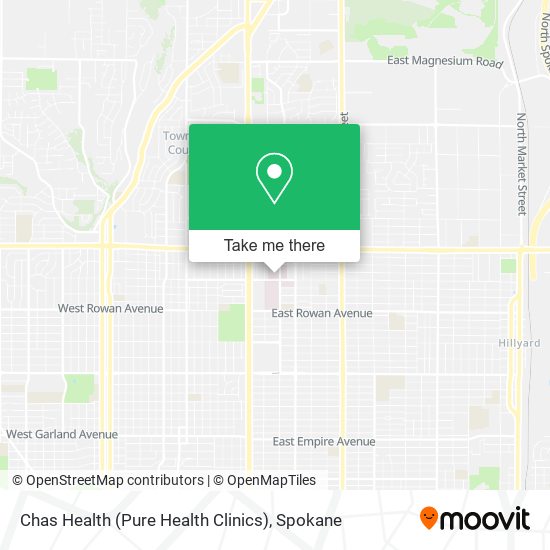 Mapa de Chas Health (Pure Health Clinics)