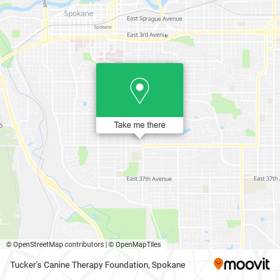 Tucker's Canine Therapy Foundation map