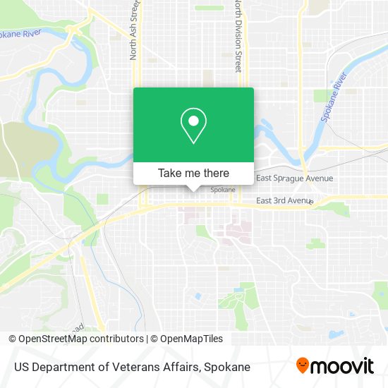 US Department of Veterans Affairs map