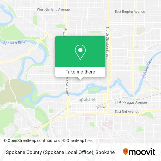 Spokane County (Spokane Local Office) map