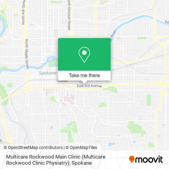 Mapa de Multicare Rockwood Main Clinic