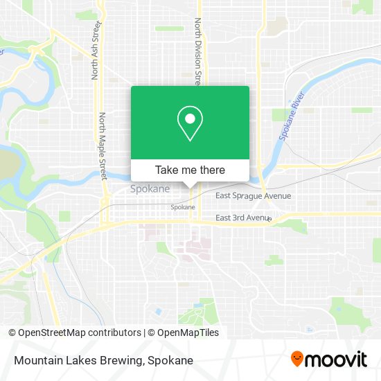 Mountain Lakes Brewing map