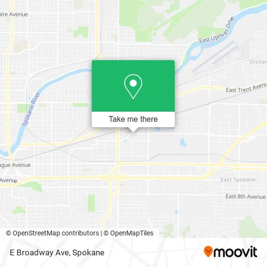 Mapa de E Broadway Ave