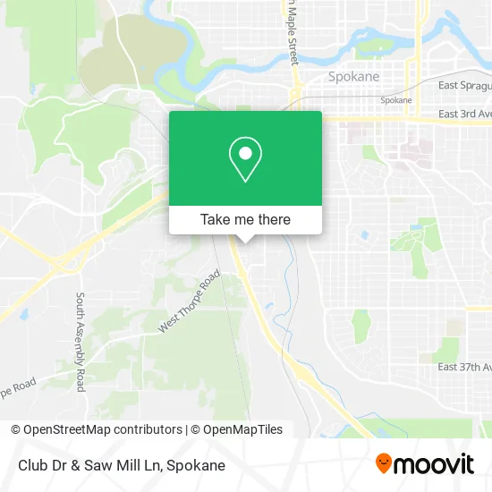 Mapa de Club Dr & Saw Mill Ln
