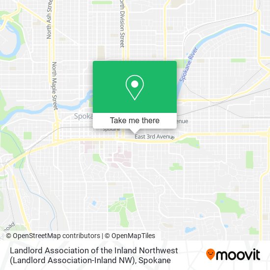 Mapa de Landlord Association of the Inland Northwest (Landlord Association-Inland NW)