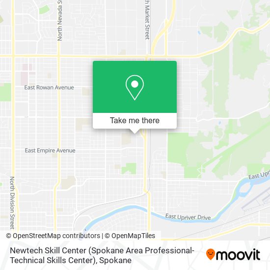 Mapa de Newtech Skill Center (Spokane Area Professional-Technical Skills Center)