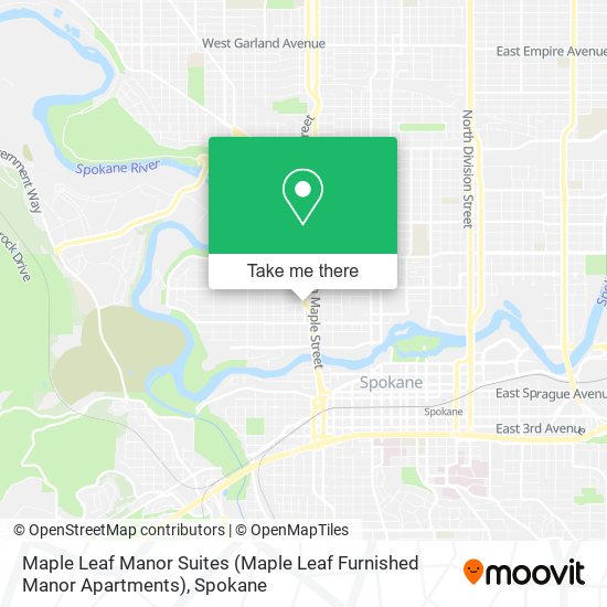 Mapa de Maple Leaf Manor Suites (Maple Leaf Furnished Manor Apartments)