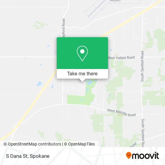 Mapa de S Dana St