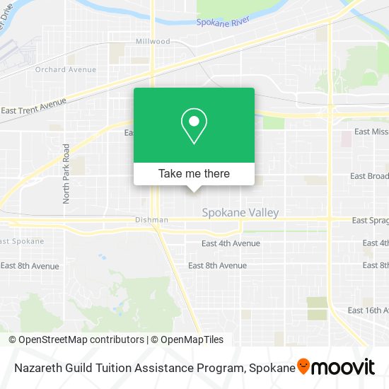 Nazareth Guild Tuition Assistance Program map