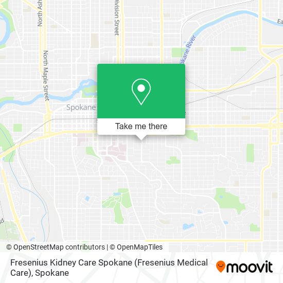 Fresenius Kidney Care Spokane (Fresenius Medical Care) map