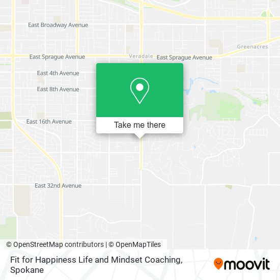 Fit for Happiness Life and Mindset Coaching map