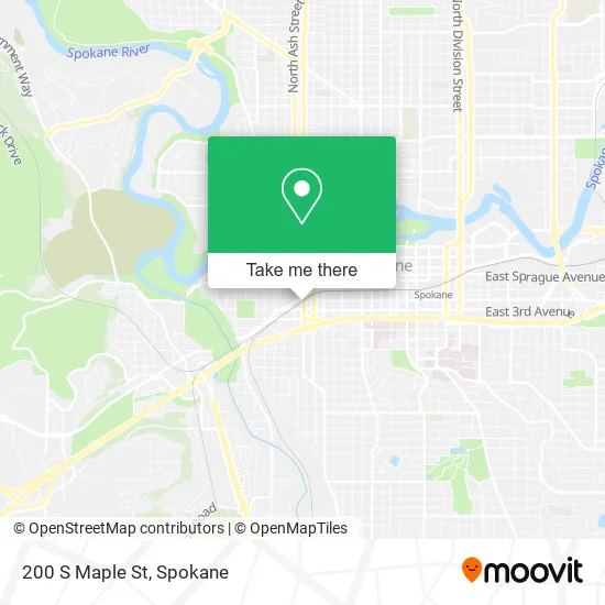 200 S Maple St map