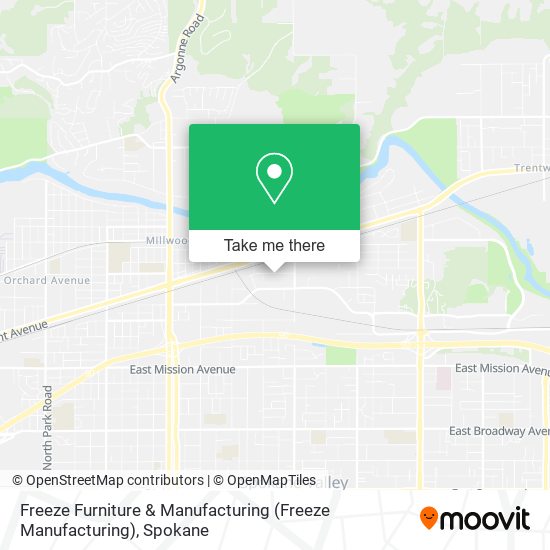 Freeze Furniture & Manufacturing (Freeze Manufacturing) map