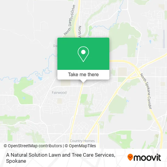 A Natural Solution Lawn and Tree Care Services map