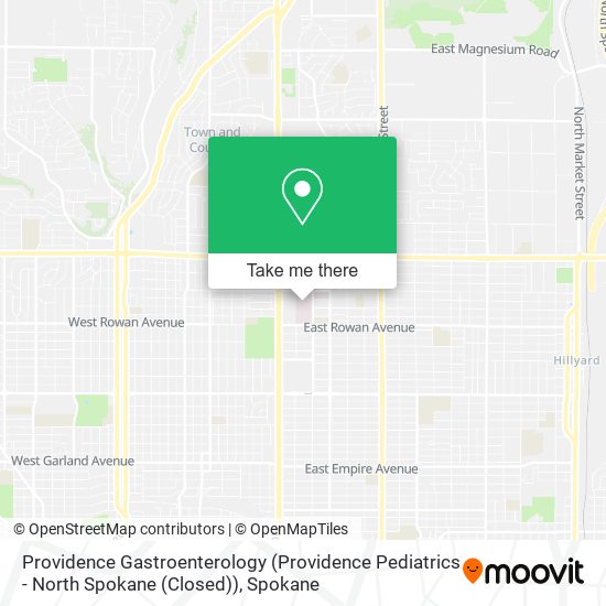 Providence Gastroenterology (Providence Pediatrics - North Spokane (Closed)) map