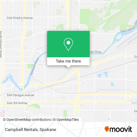 Campbell Rentals map