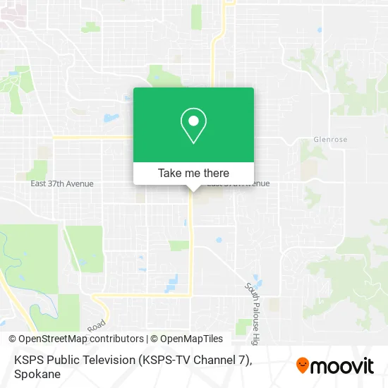 KSPS Public Television (KSPS-TV Channel 7) map