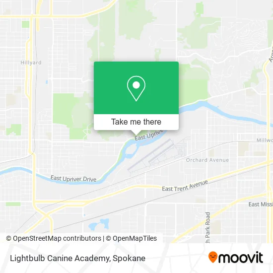 Lightbulb Canine Academy map