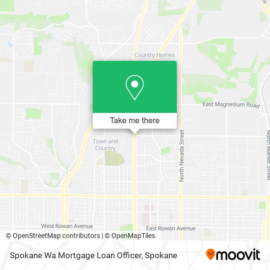 Spokane Wa Mortgage Loan Officer map