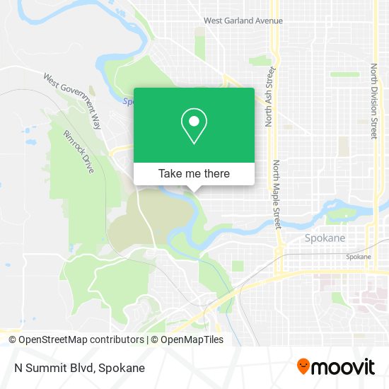 N Summit Blvd map