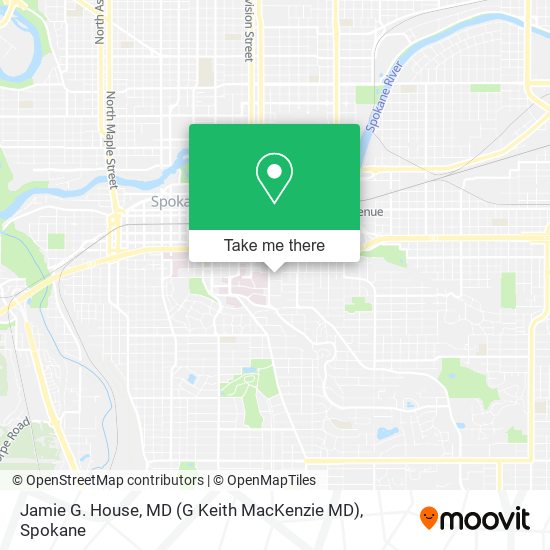 Mapa de Jamie G. House, MD (G Keith MacKenzie MD)