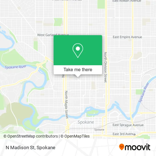 Mapa de N Madison St