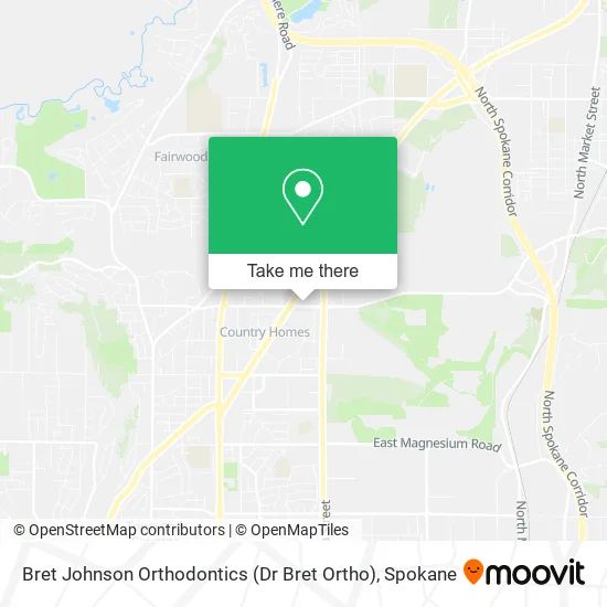 Mapa de Bret Johnson Orthodontics (Dr Bret Ortho)
