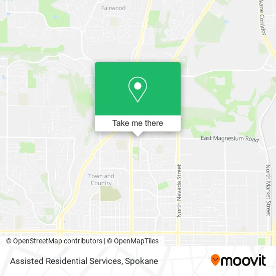 Assisted Residential Services map