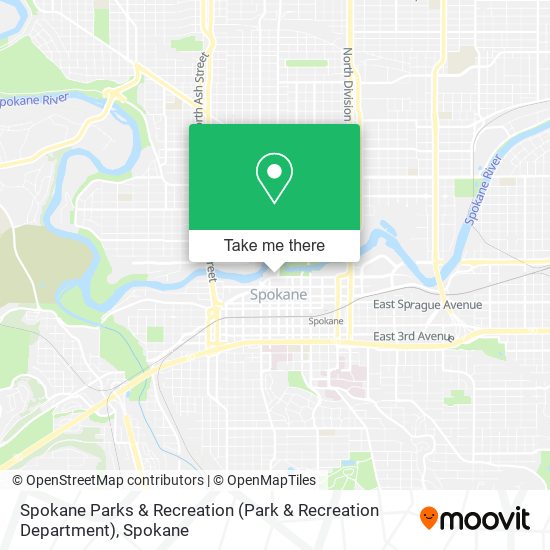 Mapa de Spokane Parks & Recreation (Park & Recreation Department)