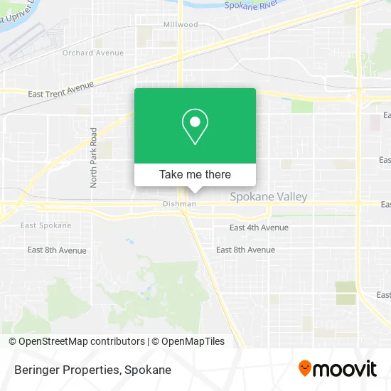 Mapa de Beringer Properties
