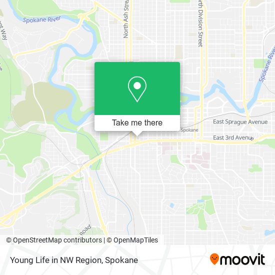 Young Life in NW Region map