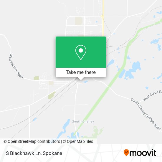 S Blackhawk Ln map