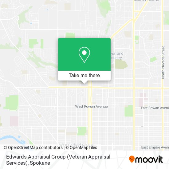 Mapa de Edwards Appraisal Group (Veteran Appraisal Services)