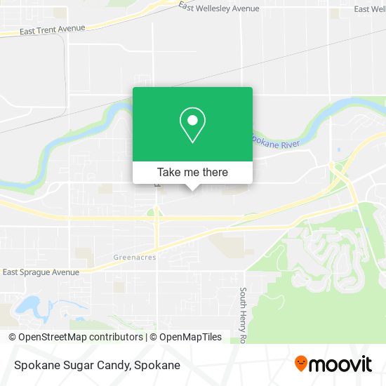 Spokane Sugar Candy map