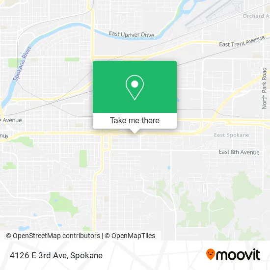 4126 E 3rd Ave map