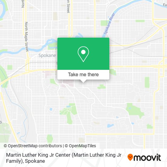 Martin Luther King Jr Center map