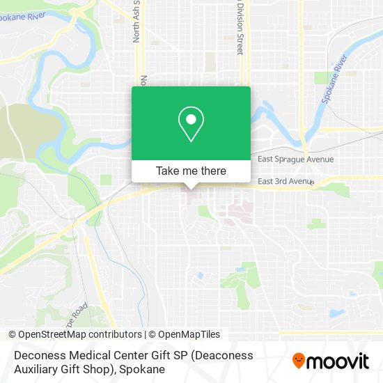 Deconess Medical Center Gift SP (Deaconess Auxiliary Gift Shop) map