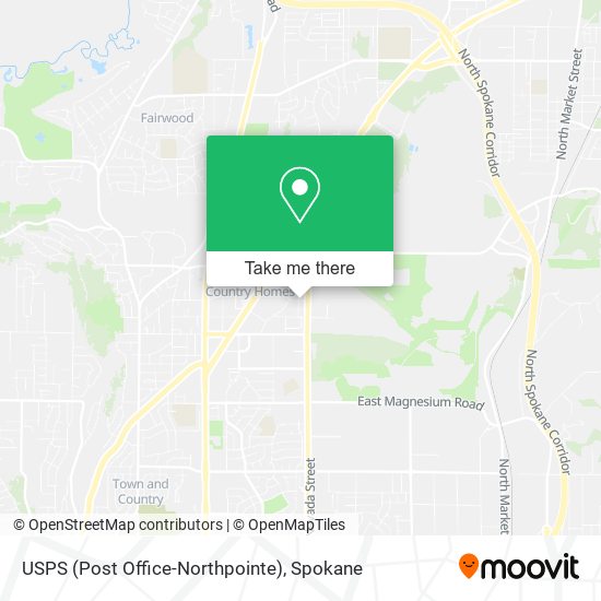 USPS (Post Office-Northpointe) map