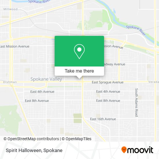 Spirit Halloween map