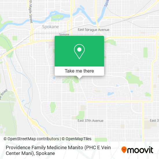 Mapa de Providence Family Medicine Manito (PHC E Vein Center Mani)