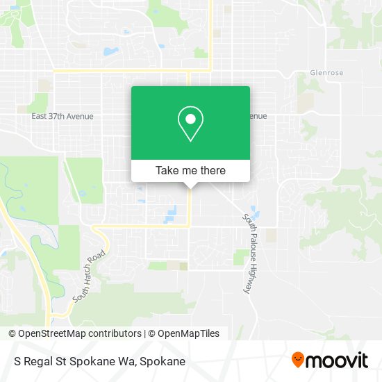 Mapa de S Regal St Spokane Wa