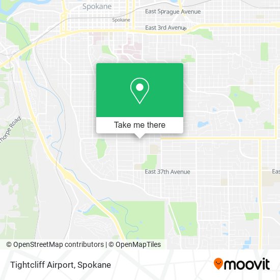 Tightcliff Airport map