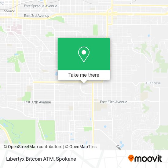 Mapa de Libertyx Bitcoin ATM